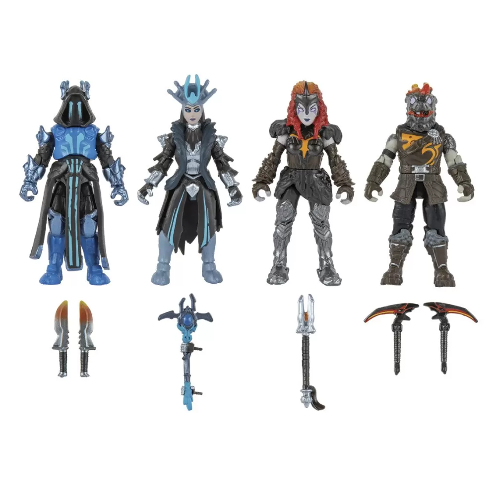 Toy Partner Muñecos Articulados*Pack 4Figuras Fortnite