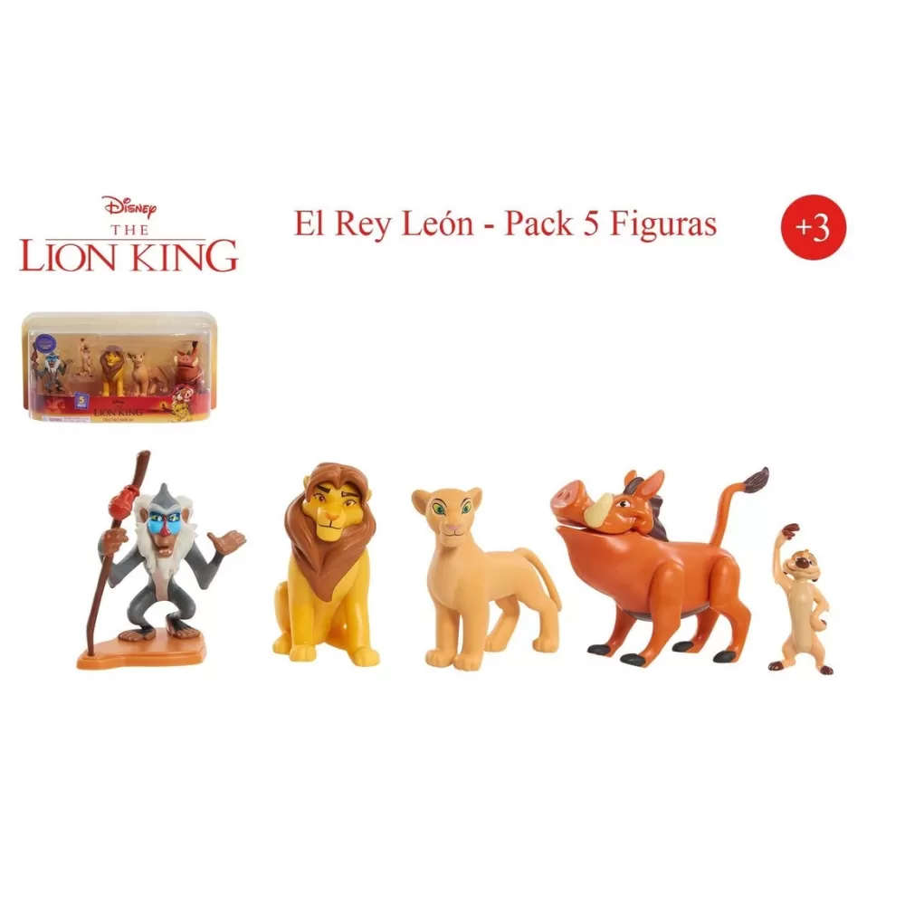 Famosa Preescolar*Pack 5 Figuras Rey Leon