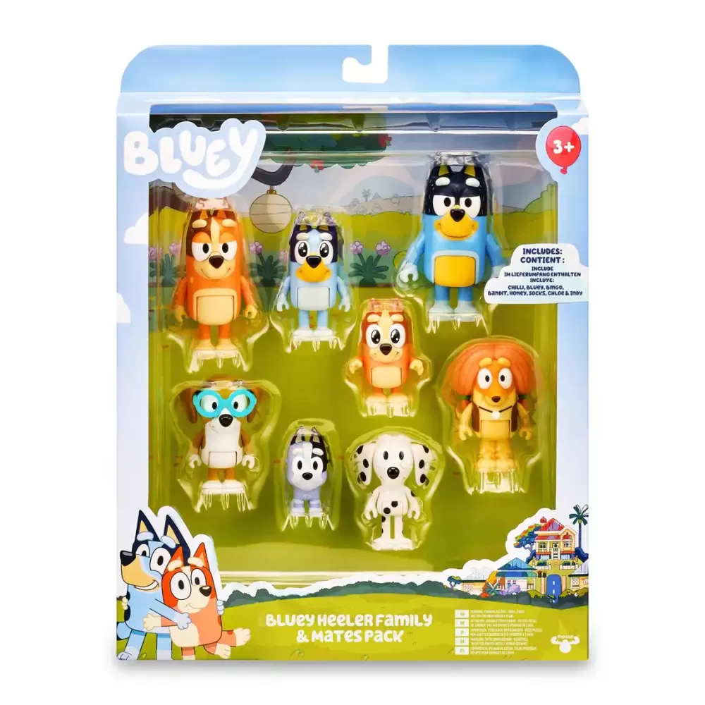 Bluey Pack 8 Figures Best