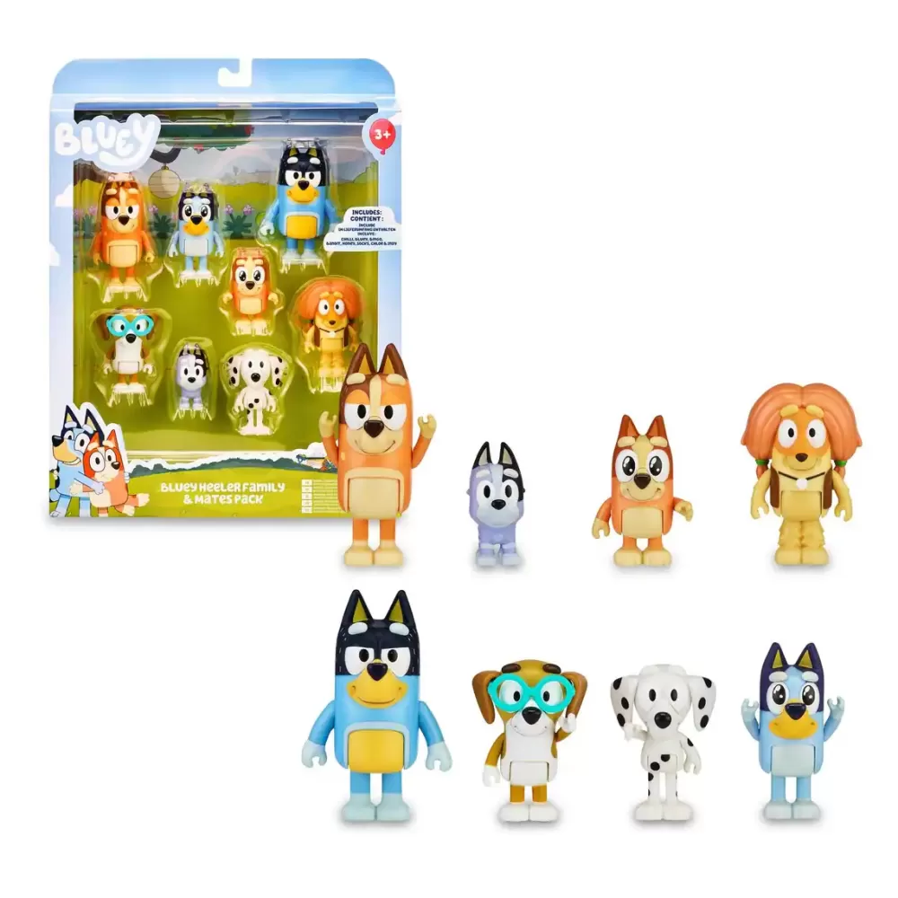 Bluey Pack 8 Figures Best