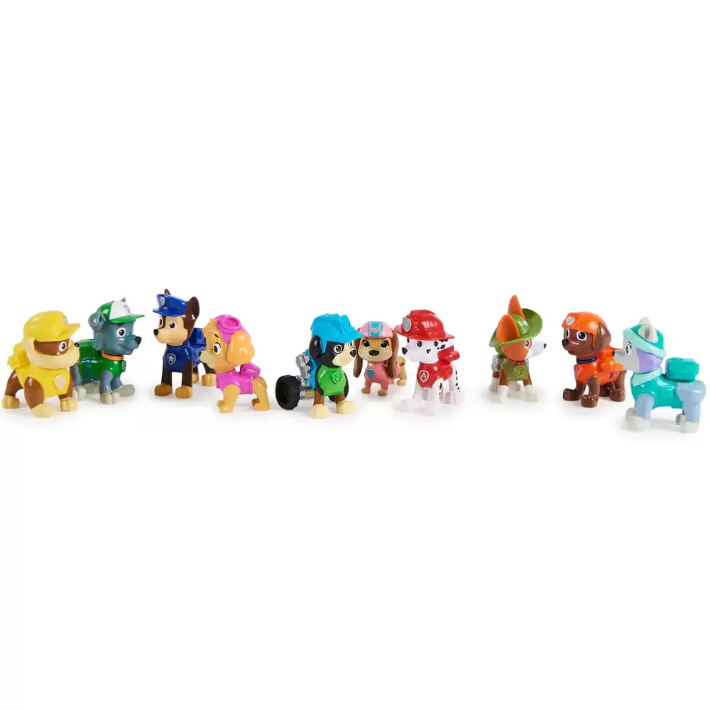 Spin Master Pack Con 10 Figuras De Accion Paw Patrolcoleccionables Fashion