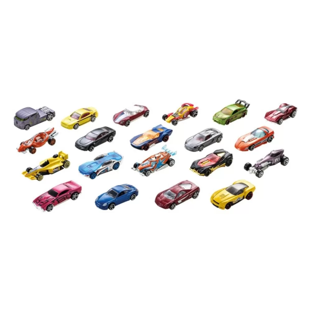 Hot Wheels Coches, Circuitos Y Radiocontrol*Pack De 20 Vehiculos Coches De Juguetes