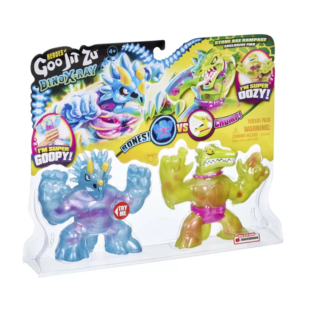 Goo Jit Zu Muñecos Articulados*Pack De 2 Figuras Heroe