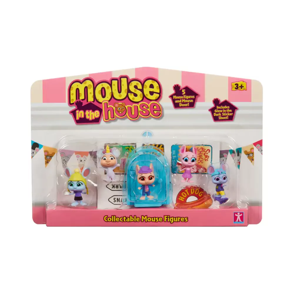 BANDAI Pack De 5 Figuras Mouse In The House Cheap