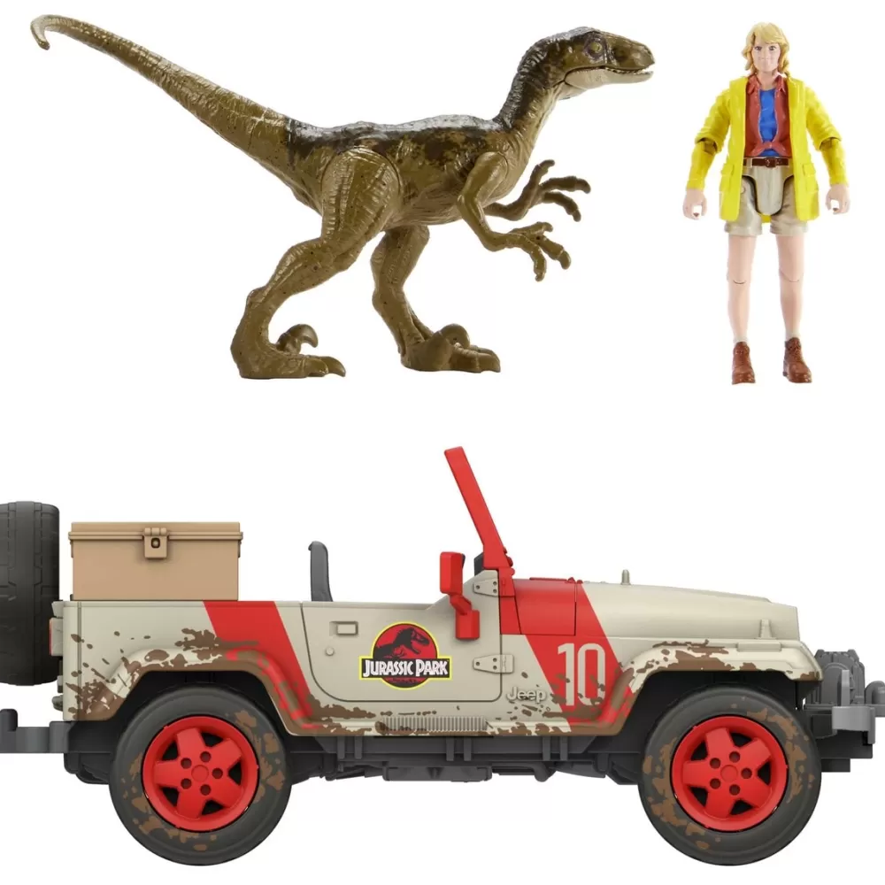 Jurassic World Muñecos Articulados*Pack De Rescate Dr. Ellie Sattler