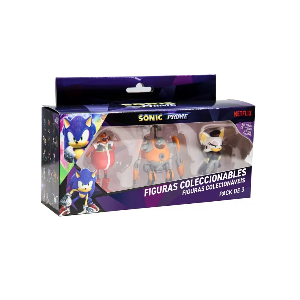 Bizak Pack Surtido De 3 Figuras Sonic Cheap