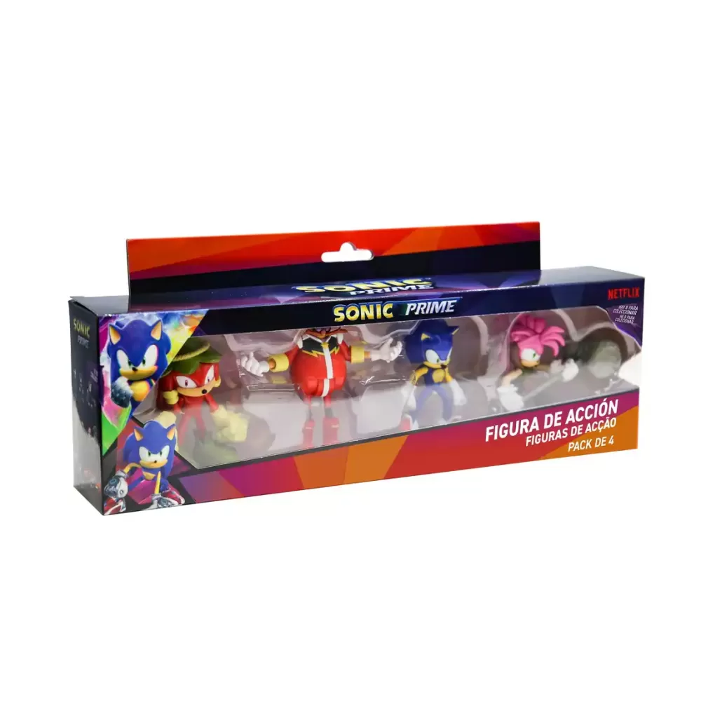 Bizak Pack Surtido De 4 Figuras Articuladas Sonic Flash Sale