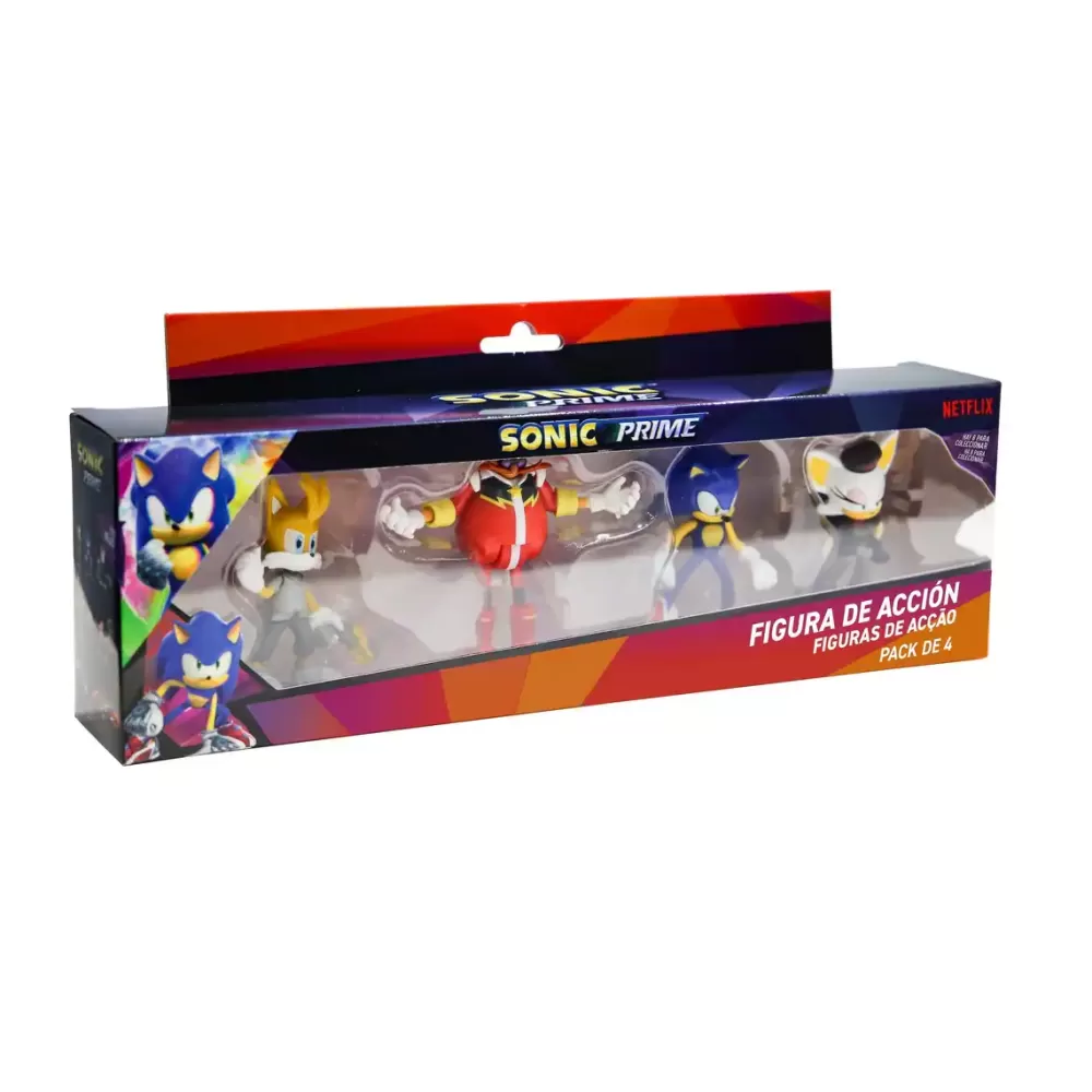 Bizak Pack Surtido De 4 Figuras Articuladas Sonic Flash Sale