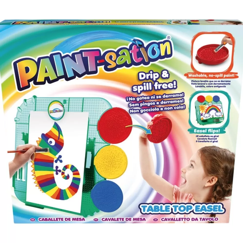 Goliath Games Juegos Educativos*Paint-Sation Caballete De Mesa