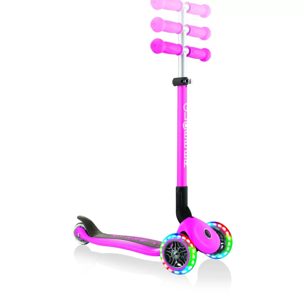 Globber Patinete Primo Lights Deep Rosa New