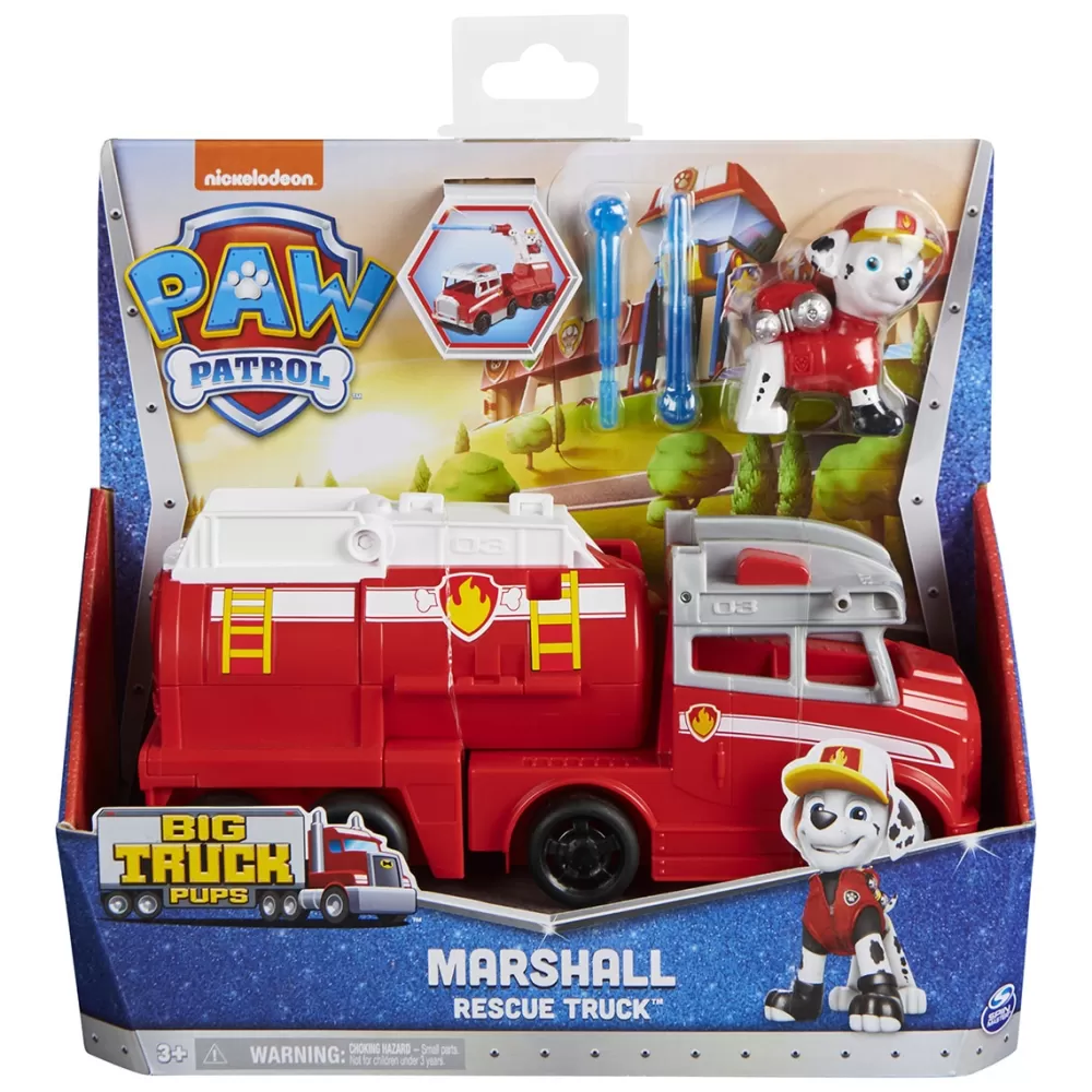 Spin Master Preescolar*Patrulla Canina Big Truck Pups Vehiculo Deluxe Marshall