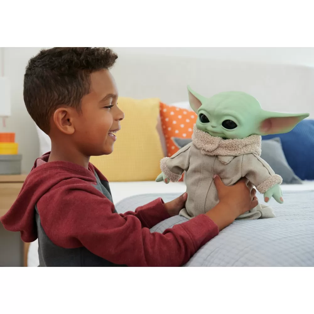 Mattel Electrónicos*Peluche De Grogu Abrazame Y Parpadeo De Star Wars