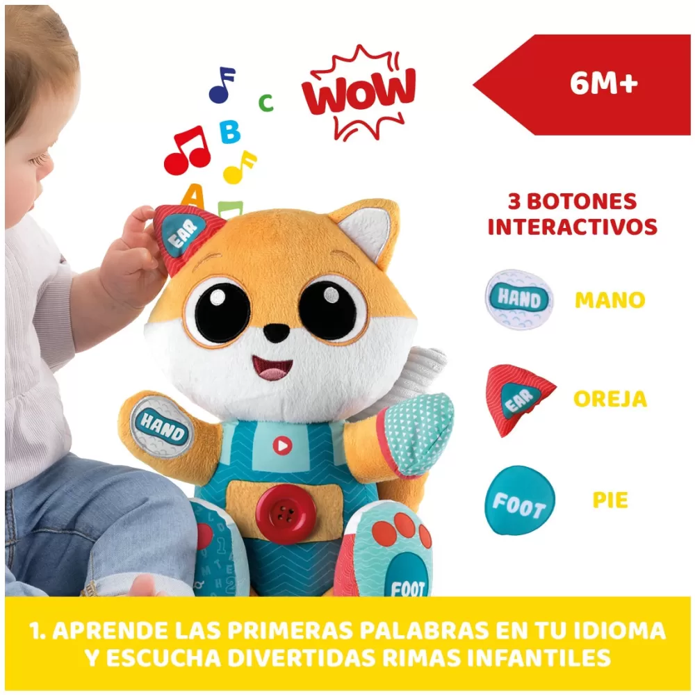 Chicco Preescolar*Peluche Foxy Bilingue