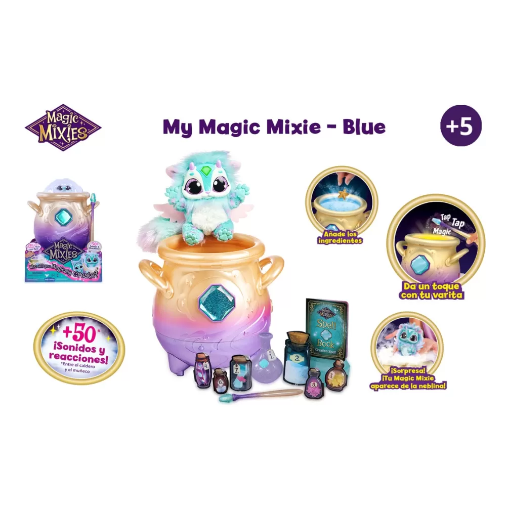 My Magic Mixie Peluche Interactivo Blue Con Caldero Magico Flash Sale