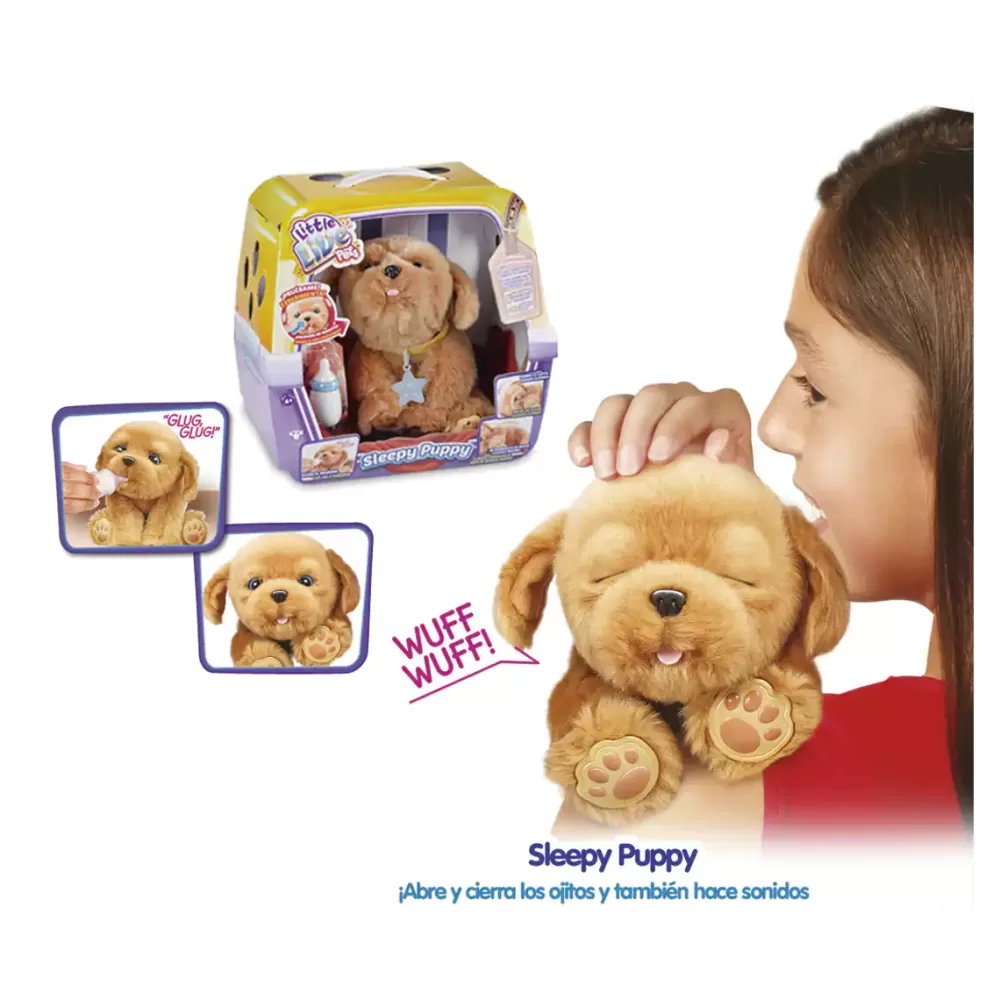 LITTLE LIVE PET Peluche Interactivo Perrito Sleepy Puppy s Famosa Sale