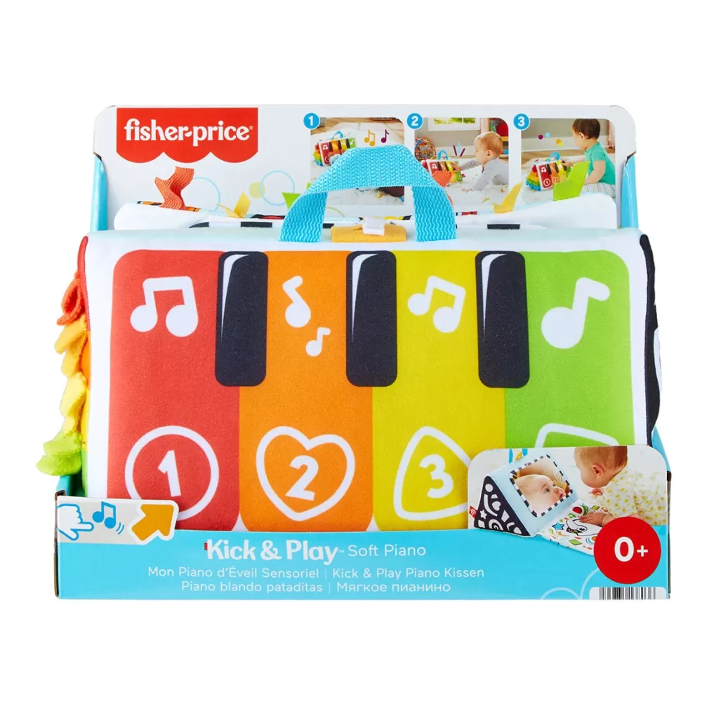 Fisher-Price Peluche Interactivo Piano Blandito Kick&Play Fashion