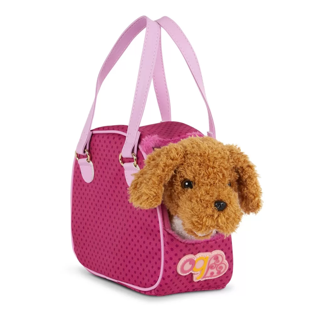 Our Generation Munecas Y Peluches*Perrito Poodle Con Bolso Y Accesorios