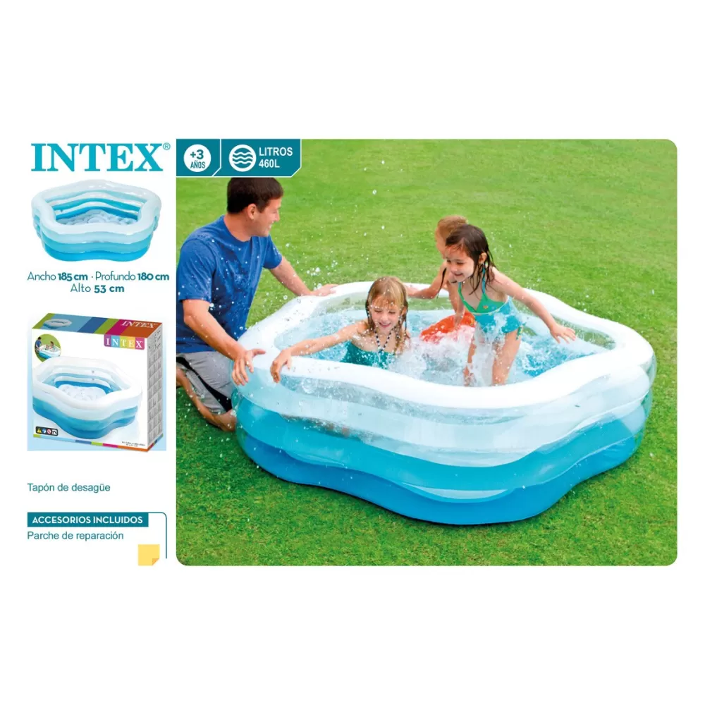 Colorbaby Juguetes Al Aire Libre*Piscina Hinchable Transparente