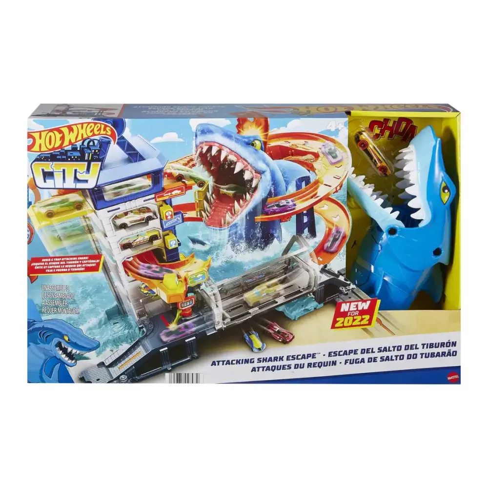 Hot Wheels Pista City Mordisco Del Tiburon Discount