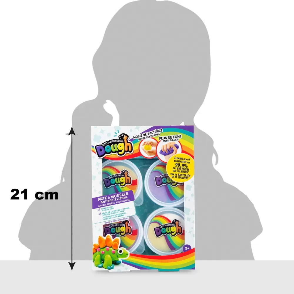 So Slime Juegos Educativos*Plastilina Antibacterialpack 4 Dough