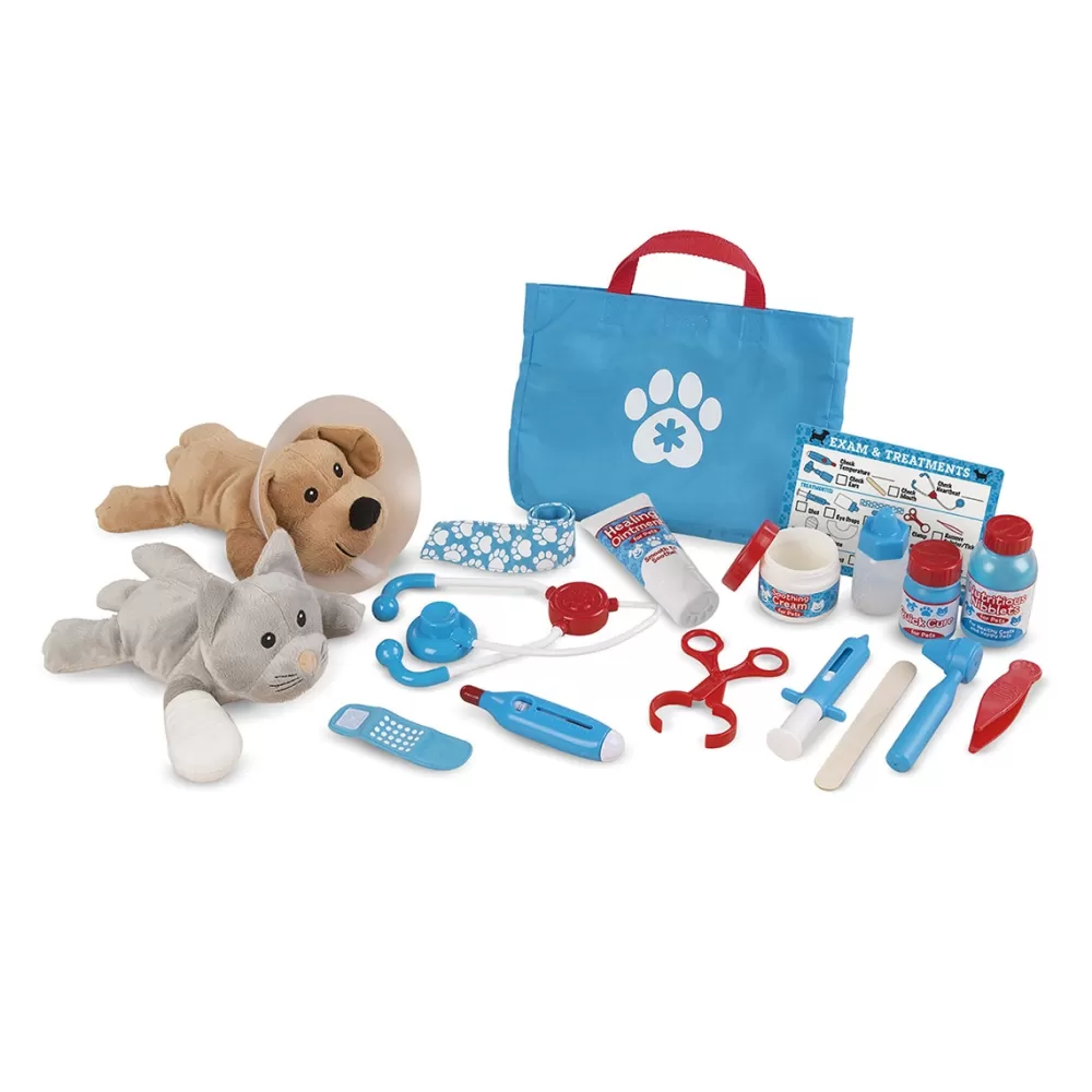 Melissa & Doug Preescolar*Playset Pet Vet Examine & Treat