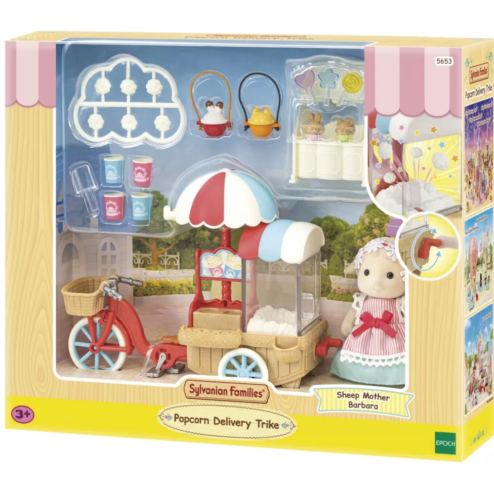 Sylvanian Families Munecas Y Peluches*Puesto De Palomitas De Barbara Oveja