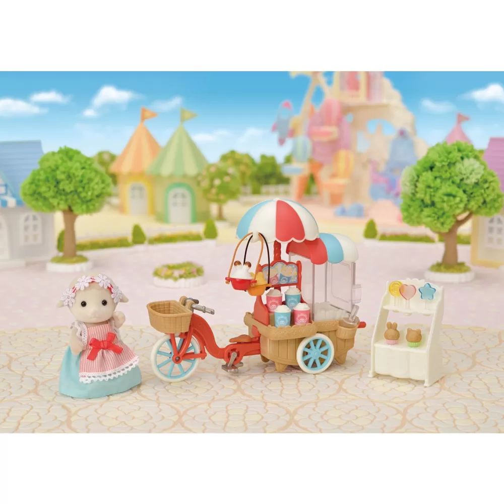 Sylvanian Families Munecas Y Peluches*Puesto De Palomitas De Barbara Oveja