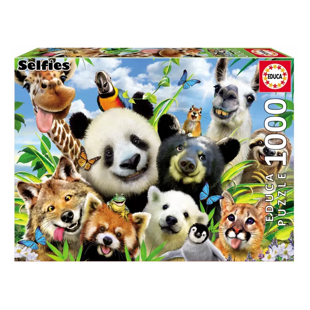 Educa Borrás Puzzle 1000 Piezas Llama Drama Selfie Store