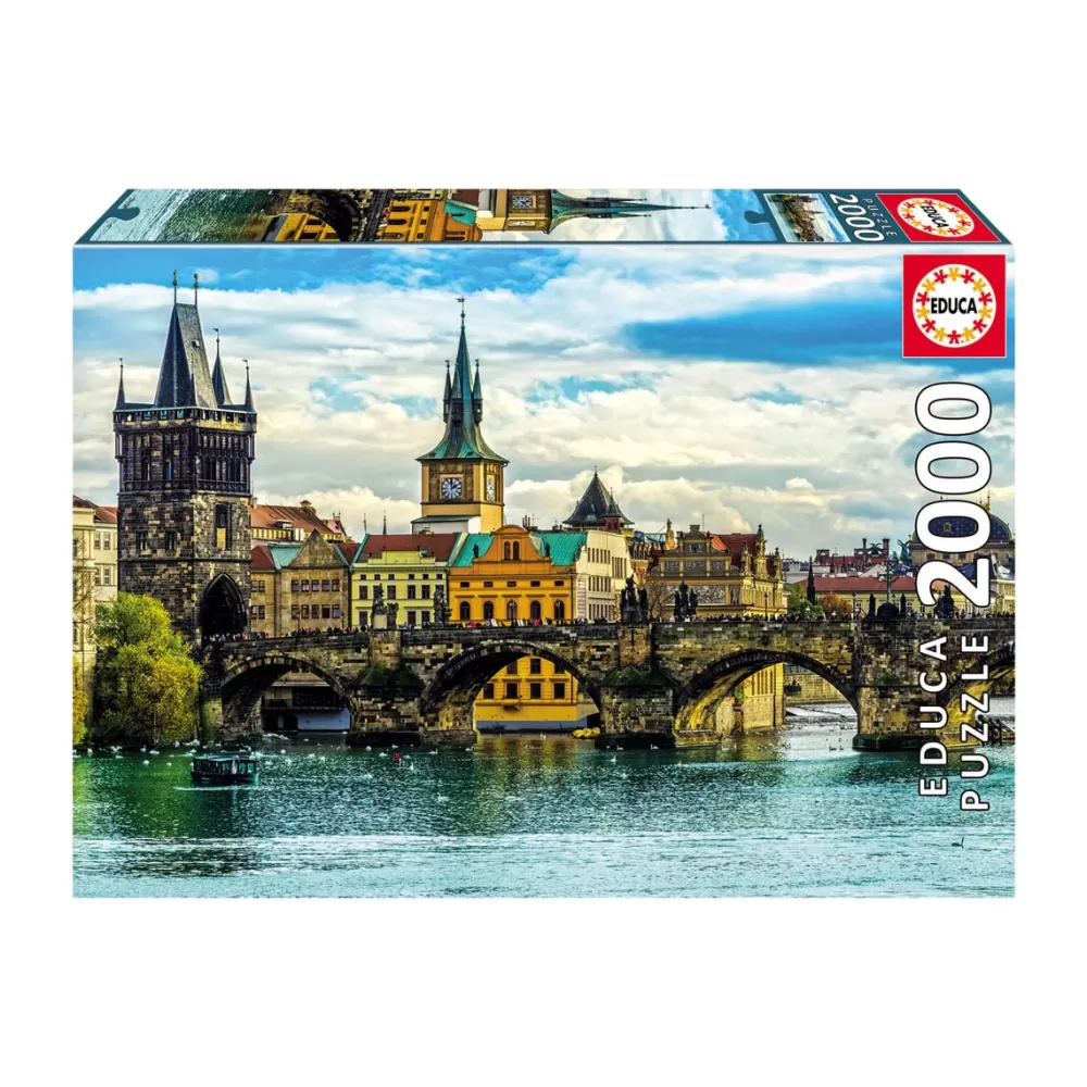 Educa Borrás Puzzles Y Construcciones*Puzzle 2000 Piezas Vistas De Praga