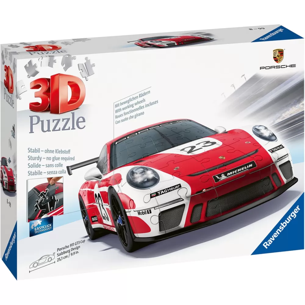 Ravensburger Puzzle 3D - Porsche 911 Gt3 Cup Salzburg Store