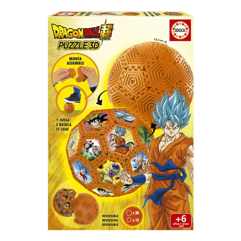 Educa Borrás Puzzle 3D Balon Dragon Ball Hot