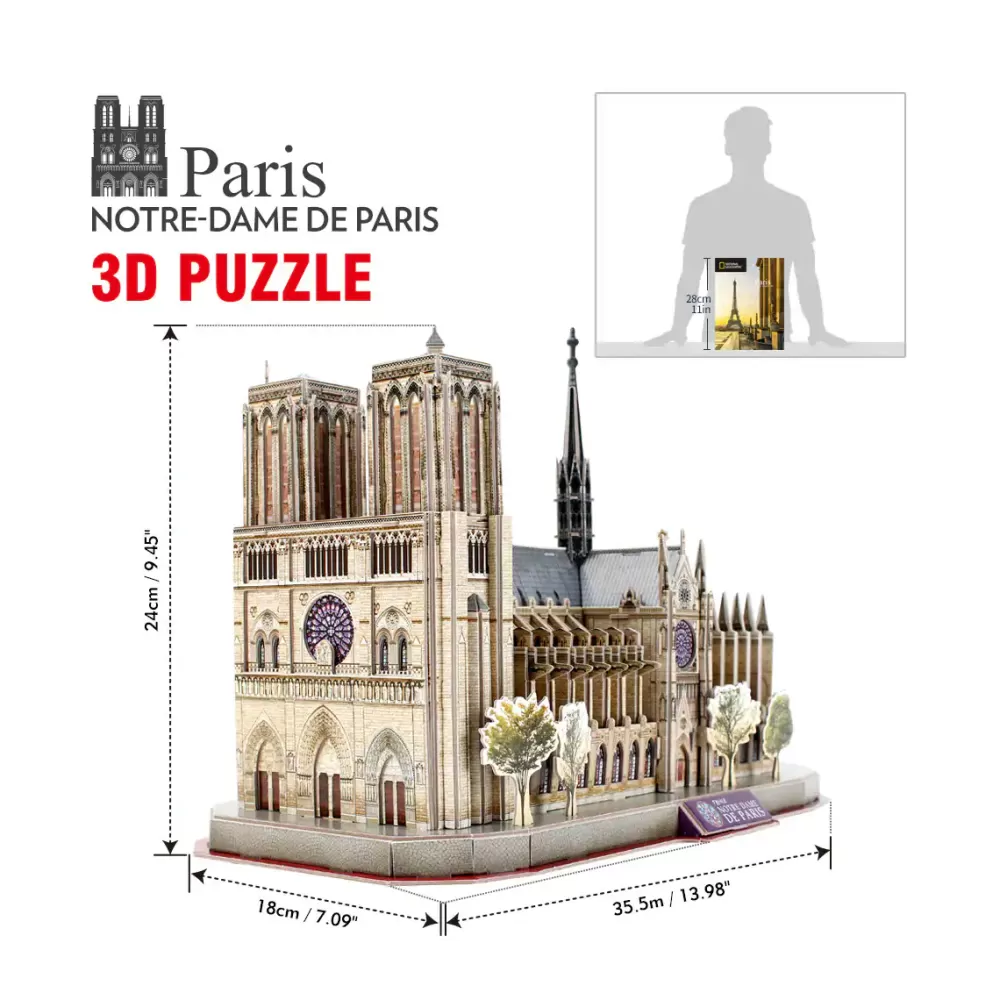 CubicFun Puzzle 3D Catedral De Notre Dame Best