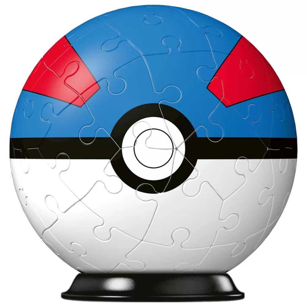 Ravensburger Puzzles Y Construcciones*Puzzle 3D Pokemon Great Ball 54 Piezas