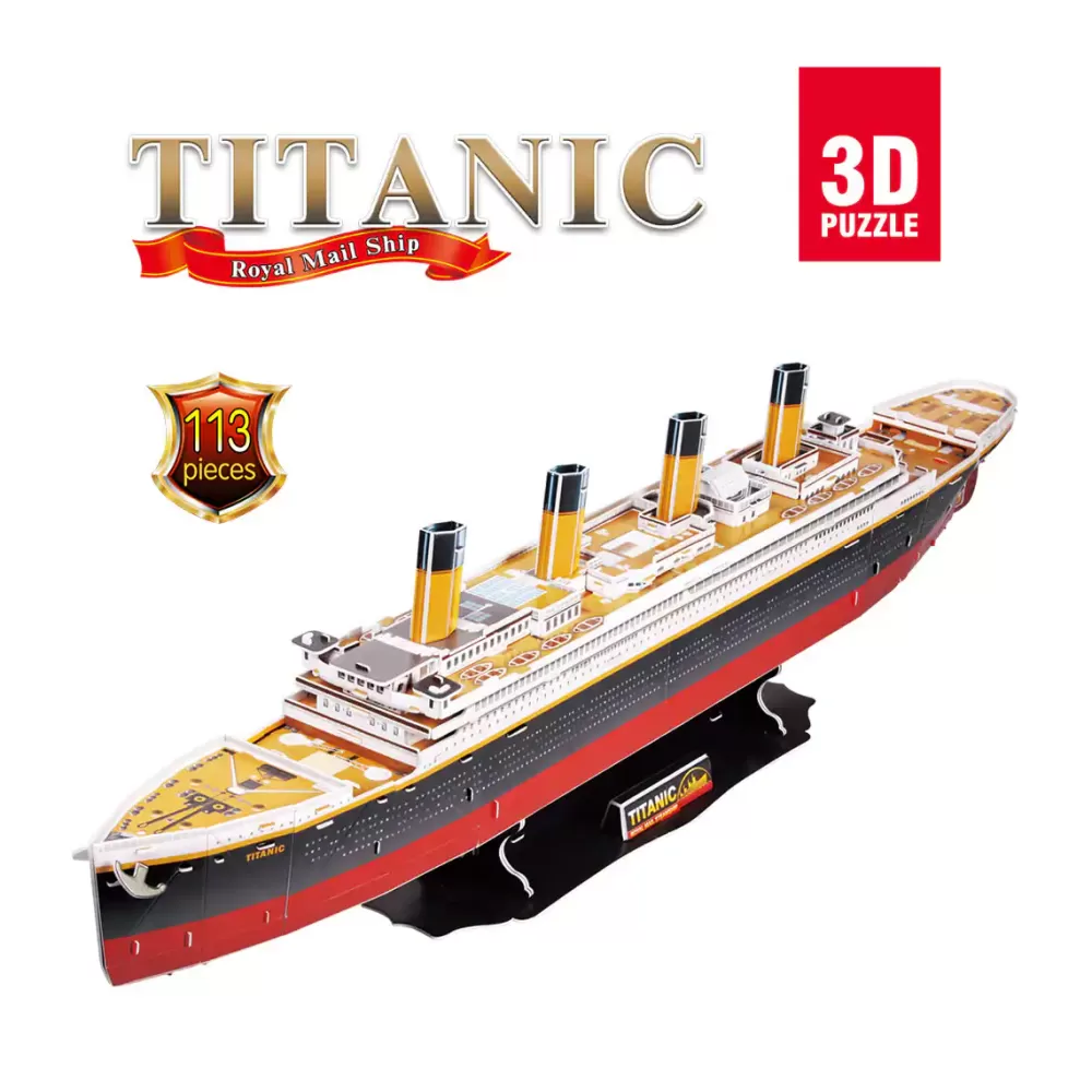 3DPUZZLE Puzzle 3D Titanic Online