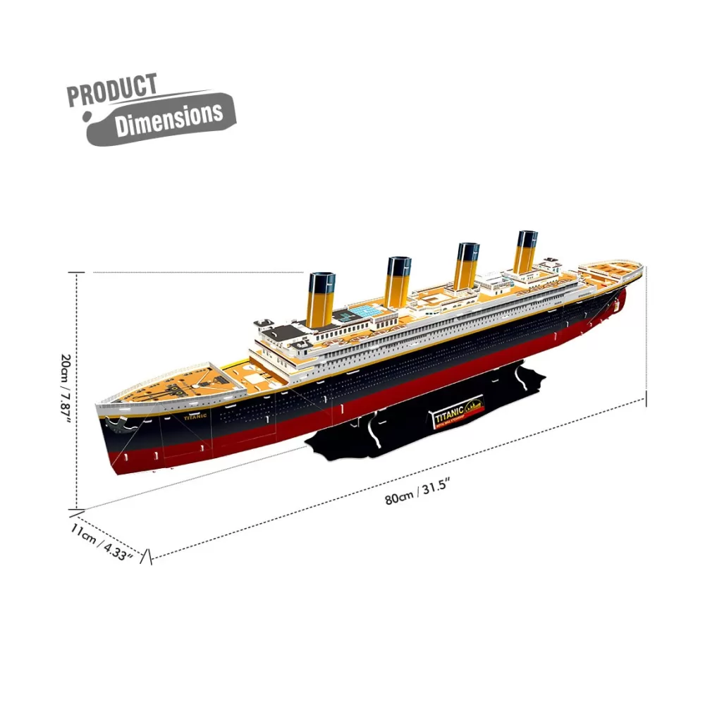 3DPUZZLE Puzzle 3D Titanic Online