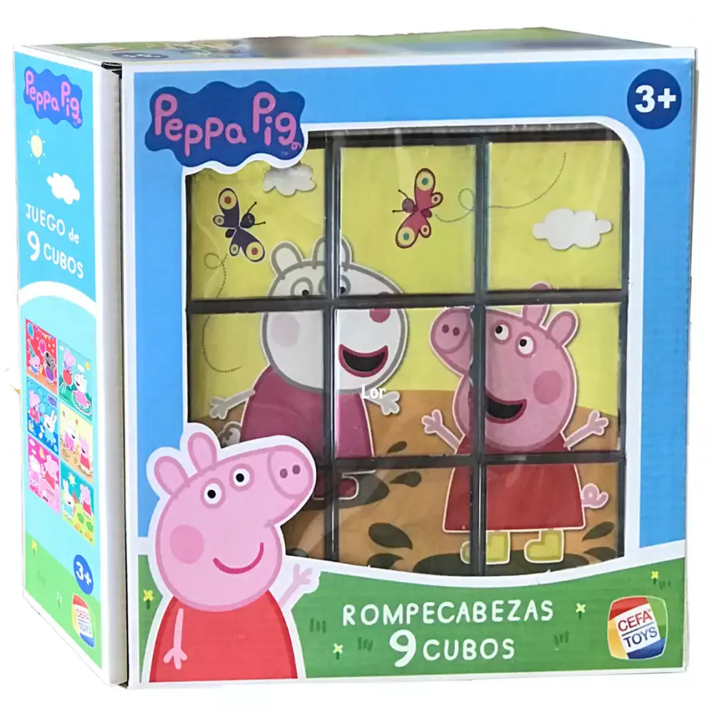 Cefa Toys Rempecabezas 9 Cubos Peppa Pig Best