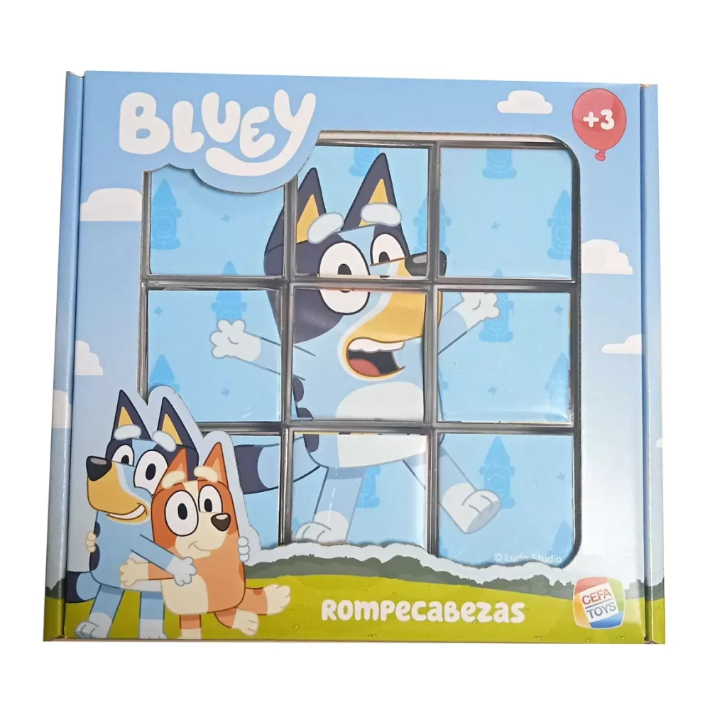 Cefa Toys Preescolar*Rompecabezas 9 Cubosbluey