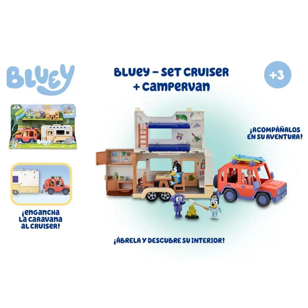 Bluey Set Cruiser + Campervan Cheap