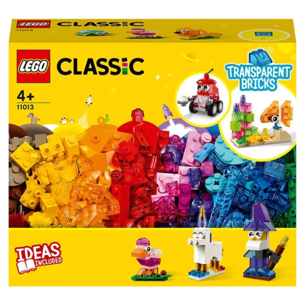 LEGO Set De Construccion Ladrillos Creativos Transparentes Classic Shop