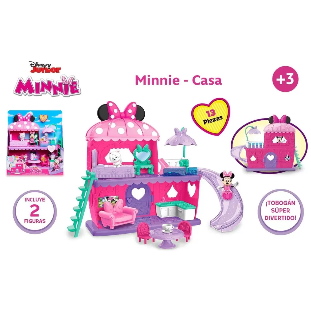 Famosa Preescolar*Set De Juguete La Casa De Minnie Disney