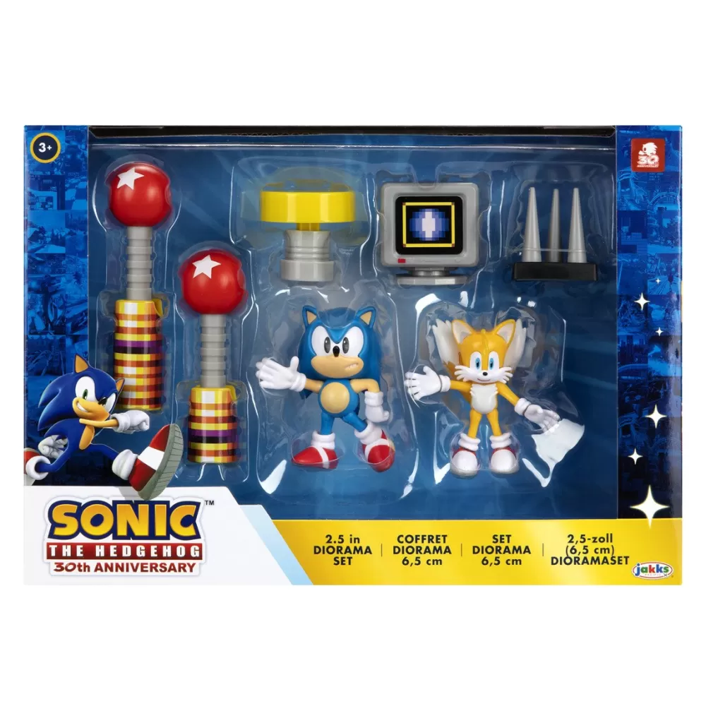 Sonic Muñecos Articulados*Set Diorama Con Figuras Y Accesorios