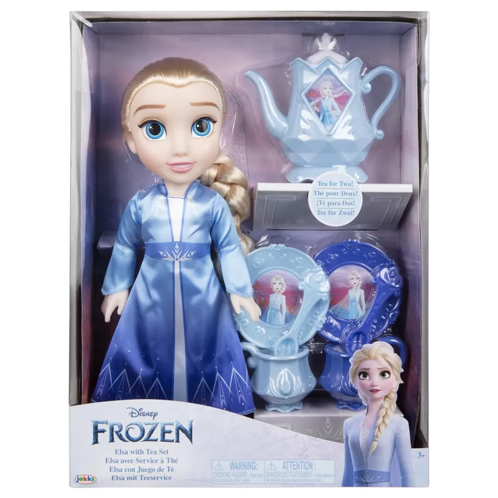 Jakks Pacific Set Elsa 35Cm Con Set De Te Frozen Disney Store