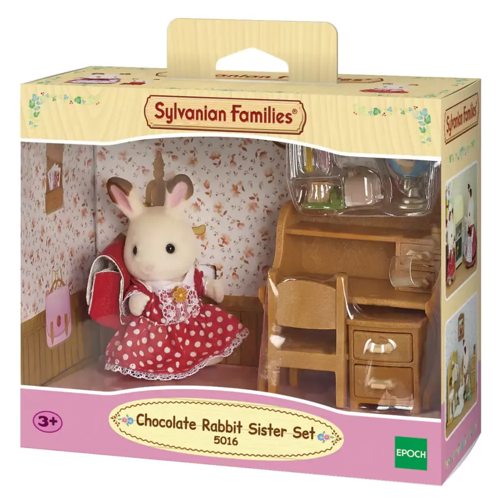 Sylvanian Families Set Escritorio Hermana Coneja Chocolate Online