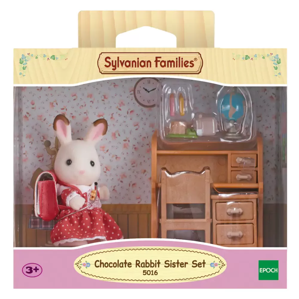 Sylvanian Families Set Escritorio Hermana Coneja Chocolate Online