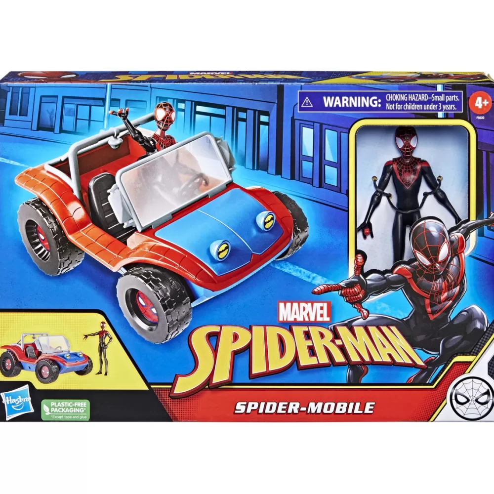 Hasbro Muñecos Articulados*Spider-Verse Figura Con Vehiculo Marvel