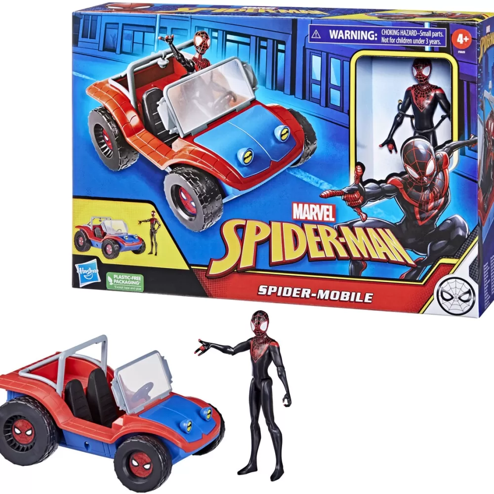 Hasbro Muñecos Articulados*Spider-Verse Figura Con Vehiculo Marvel