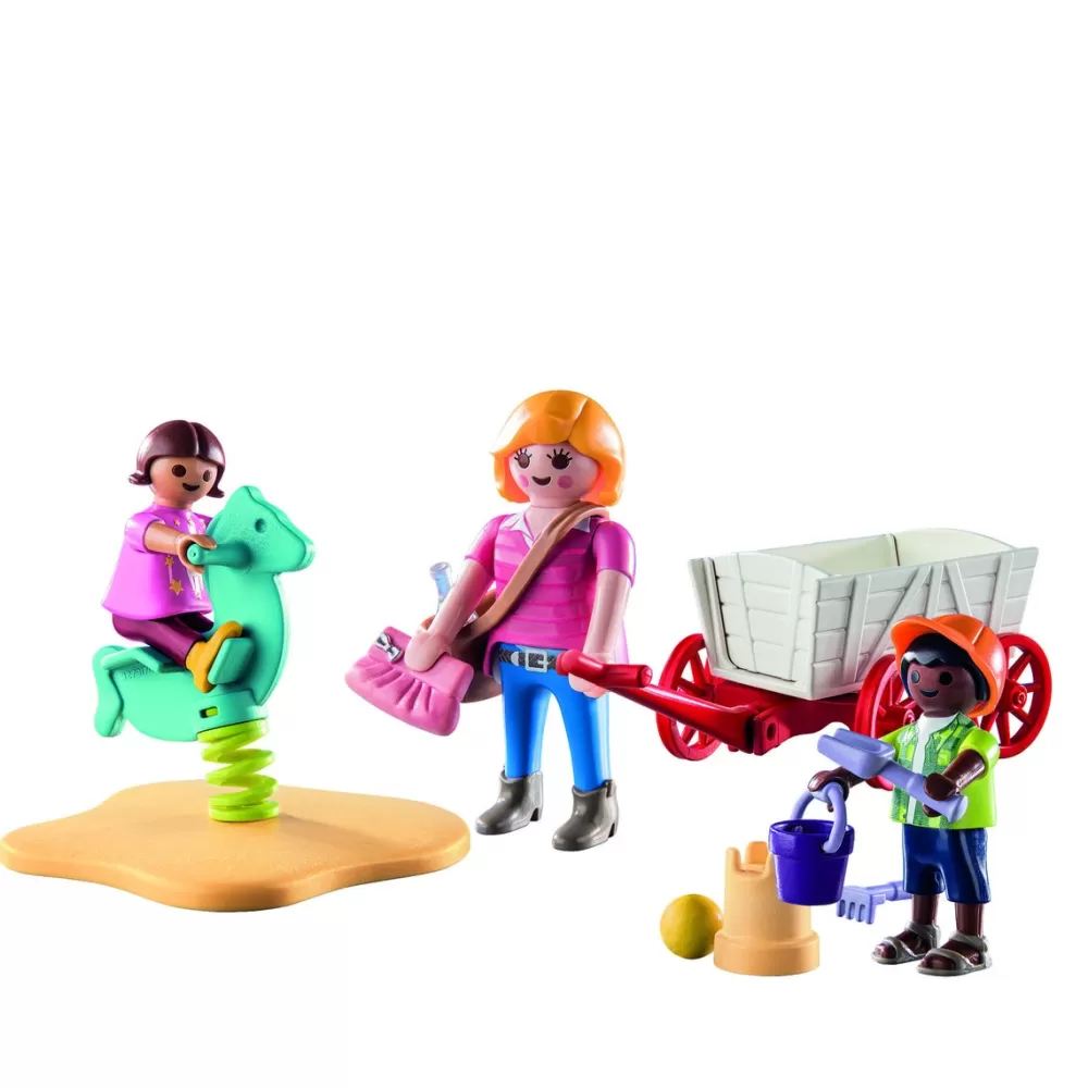 Playmobil Starter Pack Educadora Con Carrito City Life Discount