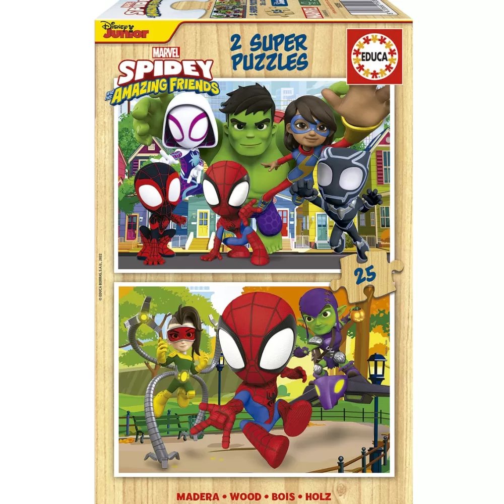 Disney Super Puzzles Madera Hot