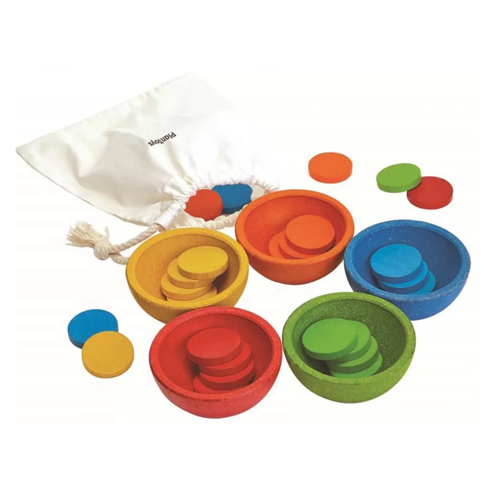 Plantoys Tazas Ordena Y Cuenta Juguetes De Madera Fashion