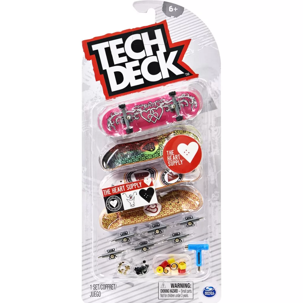 Tech Deck Pack4 Surtido Best Sale